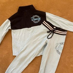 Justice Dance warm ups size 8